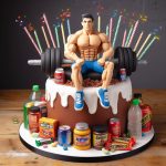 Birthday Cake for Bodybuilder
