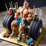 Birthday Cake for Bodybuilder