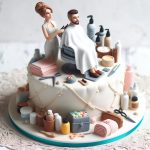 barber birthday cake